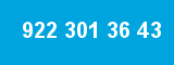 922 301 36 43 922 301 36 43
